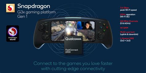 Qualcomm Introduces Snapdragon G3x Gen 1 Gaming Platform .